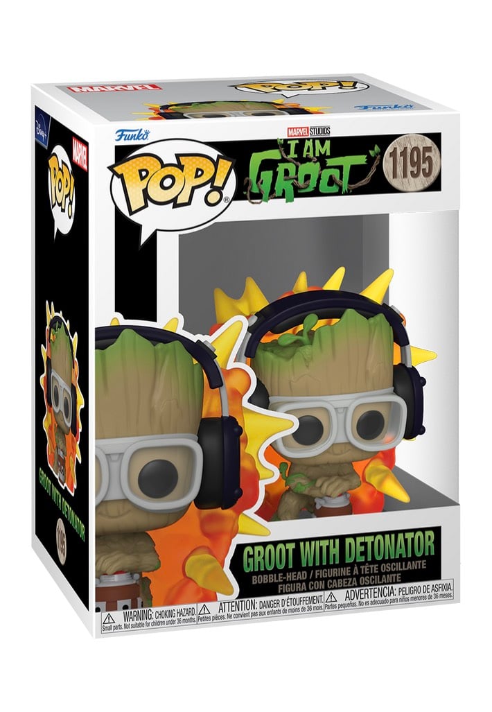 Guardians Of The Galaxy - Groot w/Detonator POP! Bobble-Head - Funko Pop