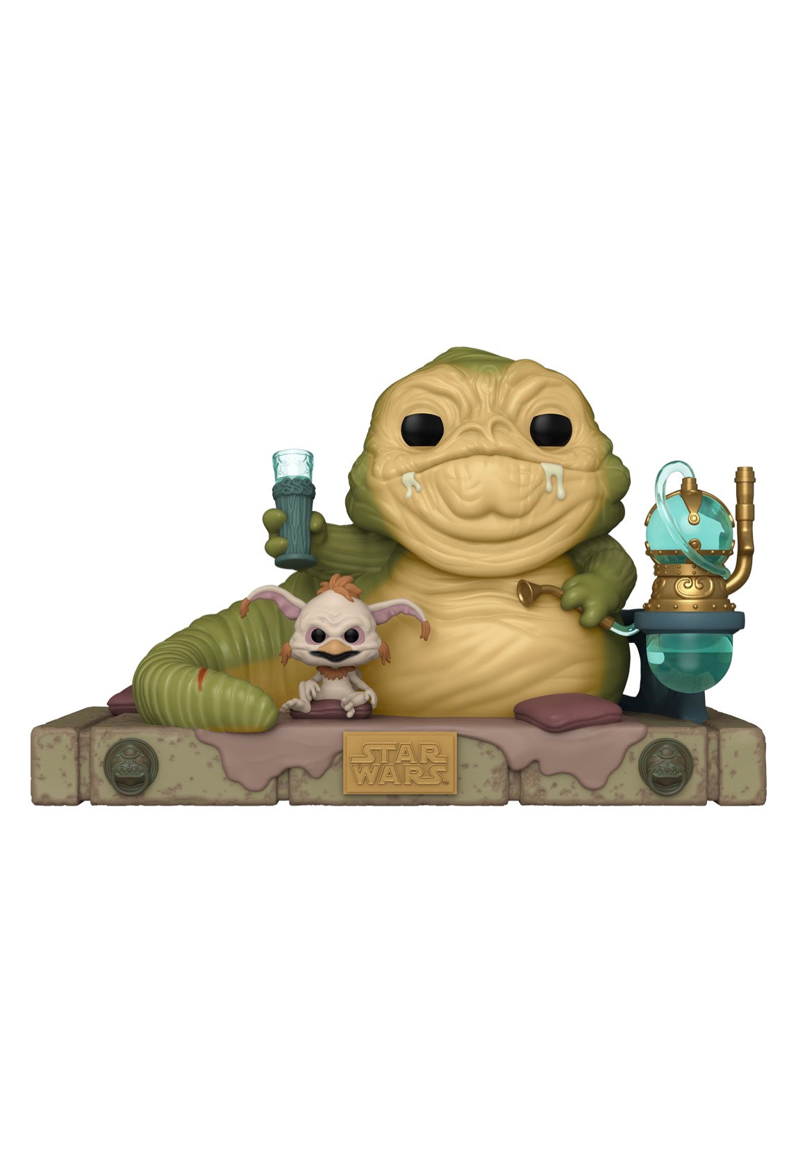 Star Wars - Return Of The Jedi 40th: Jabba w/Salacious POP! Bobble-Head - Funko Pop | Neutral-Image