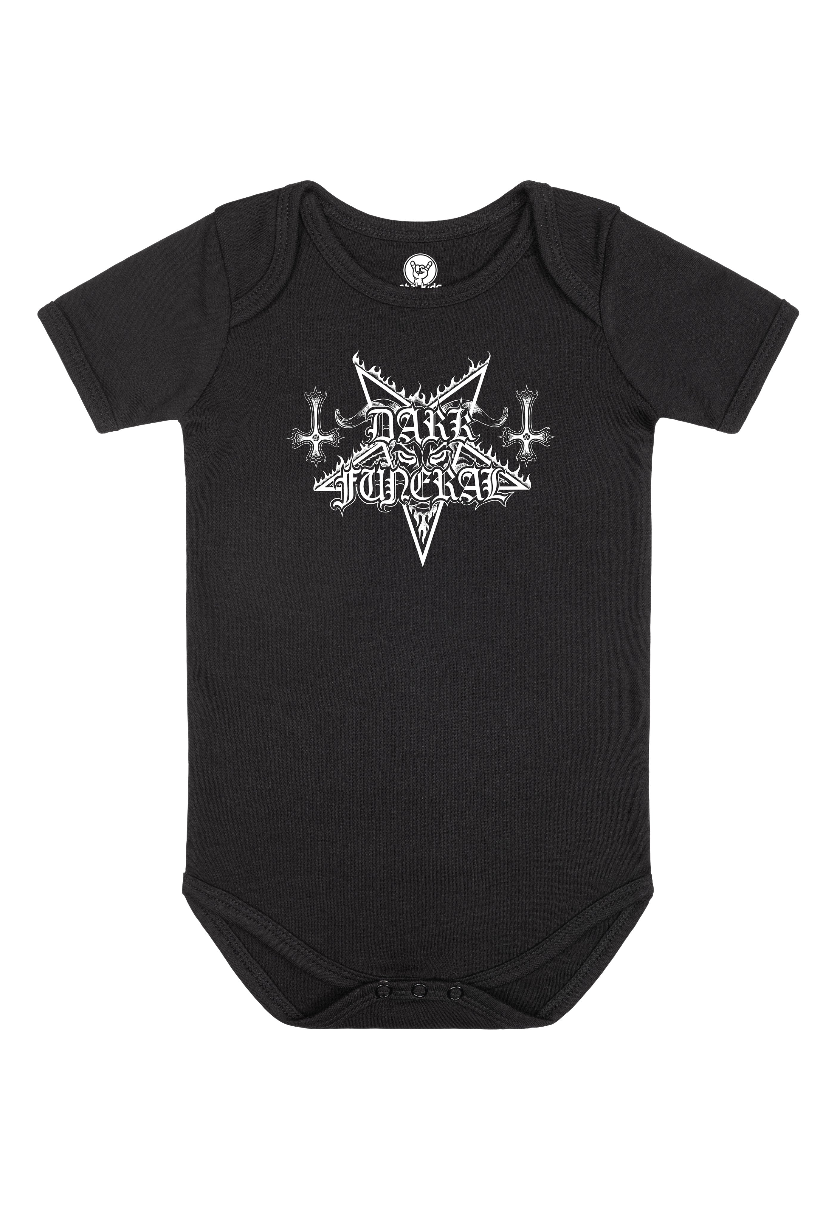 Dark Funeral - Logo Babygrow Black/White - Bodysuit | Men-Image