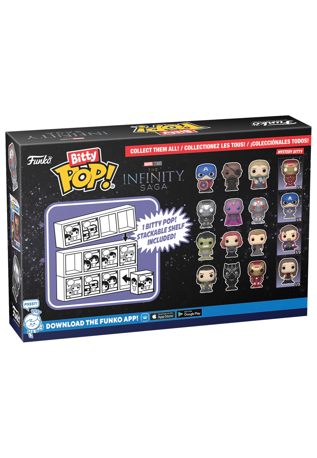 The Avengers - Captain America Bitty POP! 4PK - Funko Pop | Neutral-Image