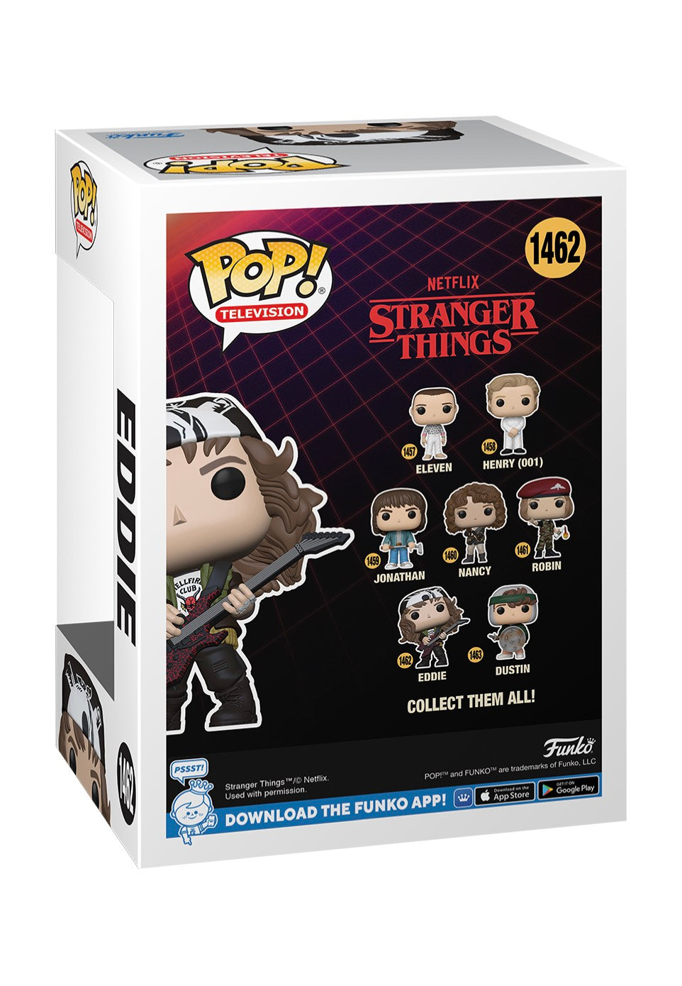 Stranger Things - Hunter Eddie w/ Guitar POP! Vinyl - Funko Pop | Neutral-Image