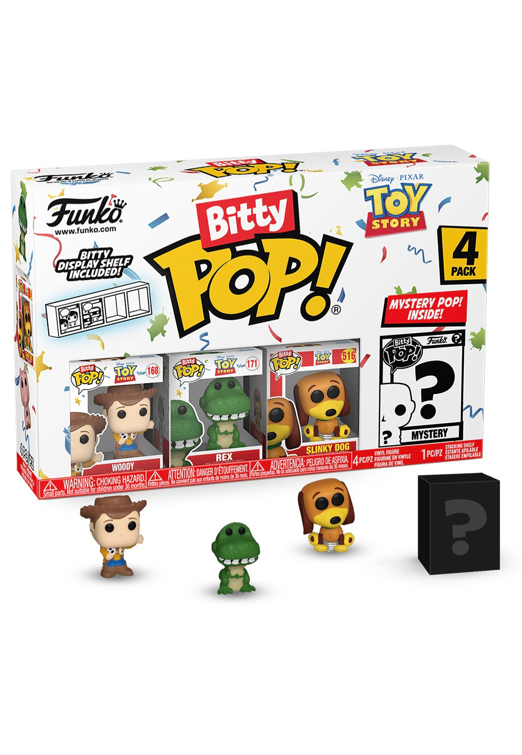 Toy Story - Woody Bitty POP! 4PK - Funko Pop | Neutral-Image