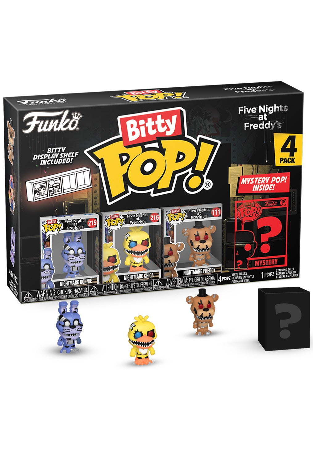 Five Nights At Freddy's - Nightmare Bonnie Bitty POP! 4PK - Funko Pop | Neutral-Image