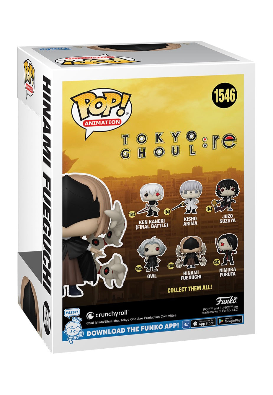 Tokyo Ghoul - Re: Hinami Fueguchi w/Chase POP! Vinyl - Funko Pop | Neutral-Image