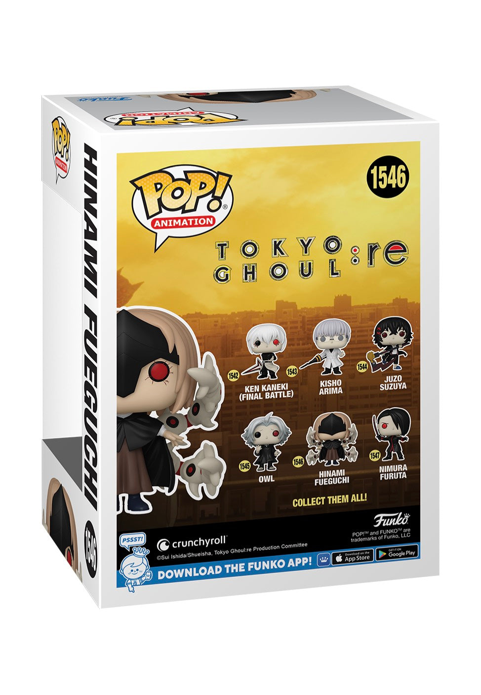 Tokyo Ghoul - Re: Hinami Fueguchi w/Chase POP! Vinyl - Funko Pop | Neutral-Image