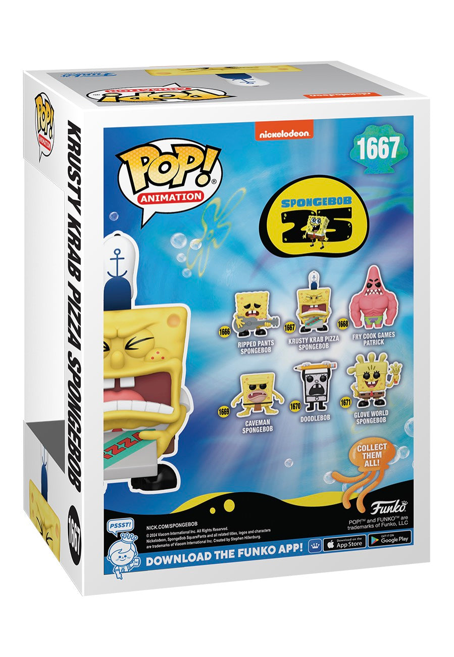 SpongeBob SquarePants - Spongebob w/ Pizza POP! Vinyl - Funko Pop | Neutral-Image