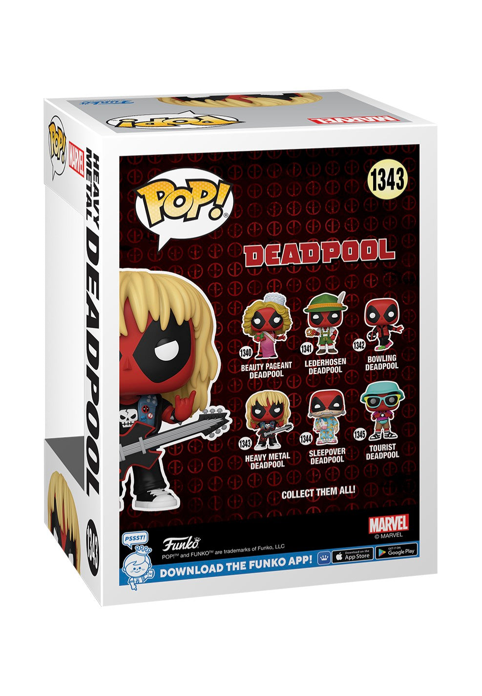 Deadpool - Metal Band POP! Bobble Head - Funko Pop | Neutral-Image