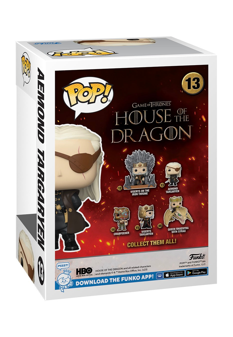 House Of The Dragon - Aemond Targaryen w/ Chase POP! Vinyl - Funko Pop | Neutral-Image