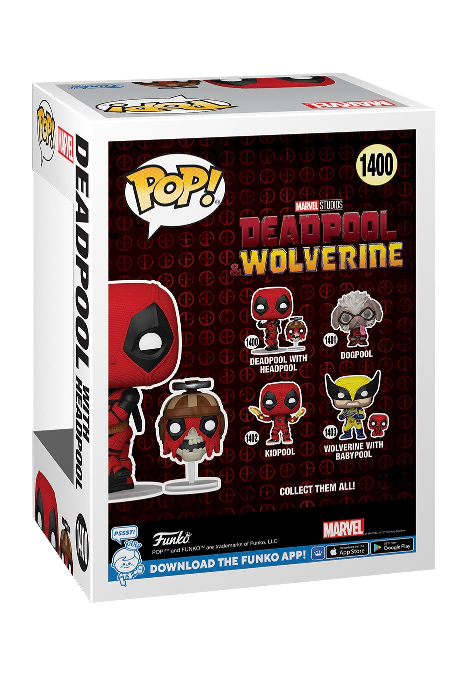 Deadpool - Deadpool 3: Deadpool w/ Headpool POP! Bobble Head - Funko Pop | Neutral-Image