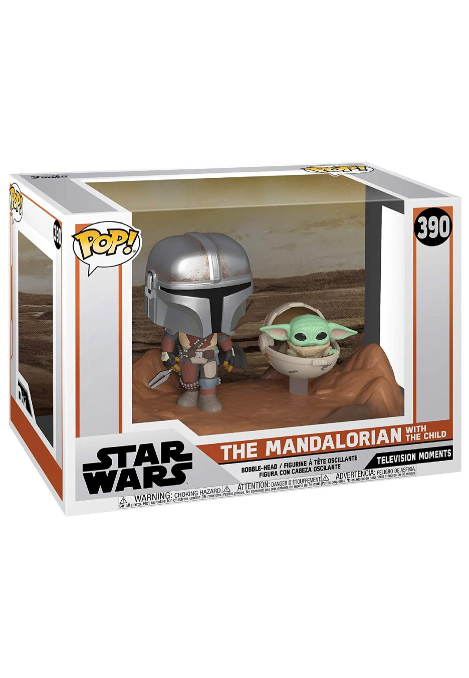 The Mandalorian - Mandalorian & Child POP! Bobble-Head - Figure | Neutral-Image