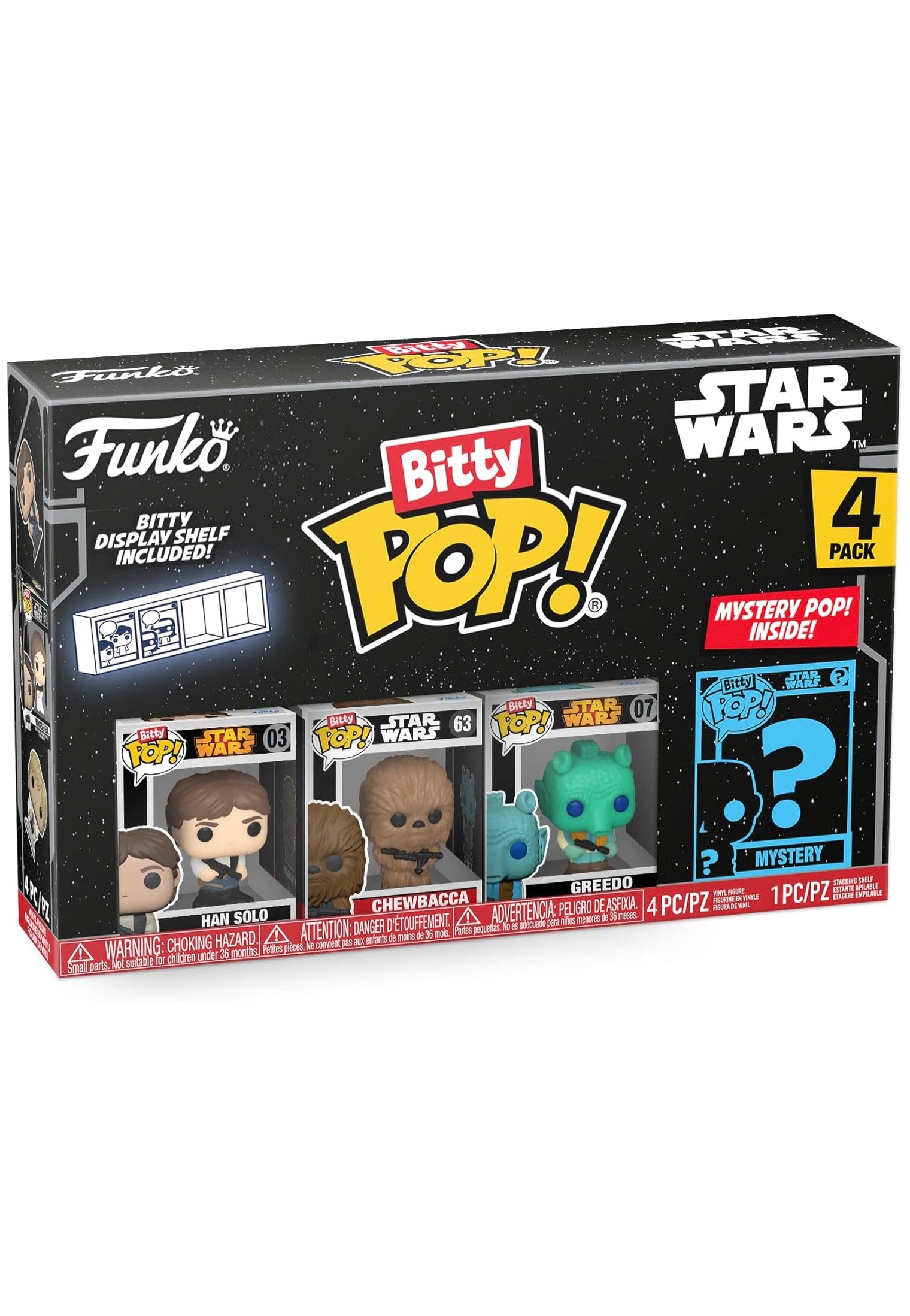 Star Wars - Han Solo Bitty POP! 4PK - Funko Pop | Neutral-Image