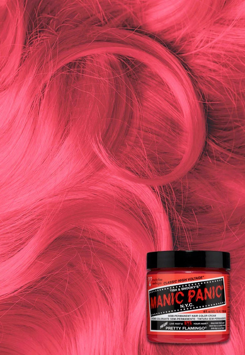 Manic Panic - High Voltage Pretty Flamingo - Hair Dye | Neutral-Image