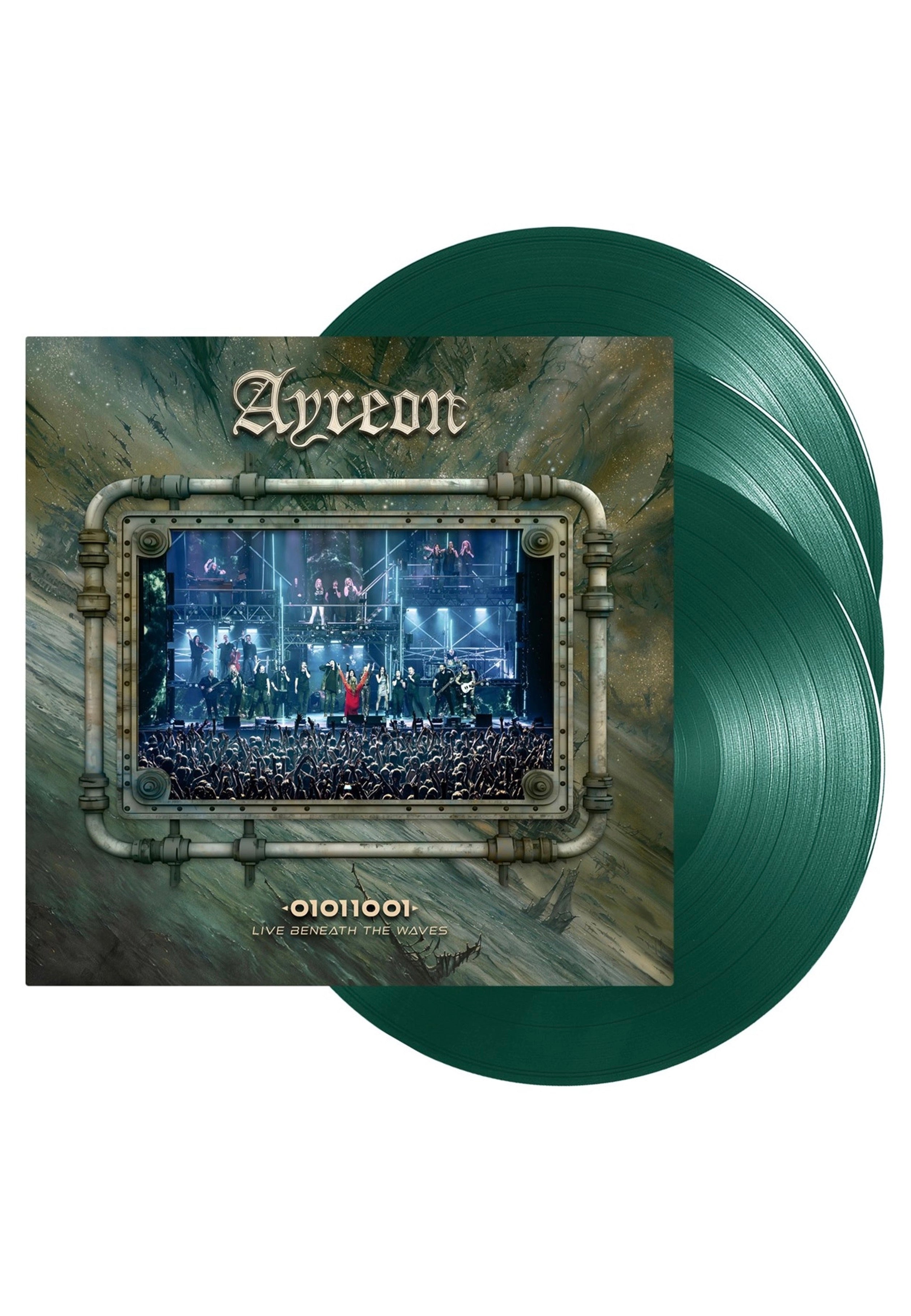 Ayeon - 01011001: Live Beneath The Waves Ltd. Green - Colored 3 Vinyl | Neutral-Image