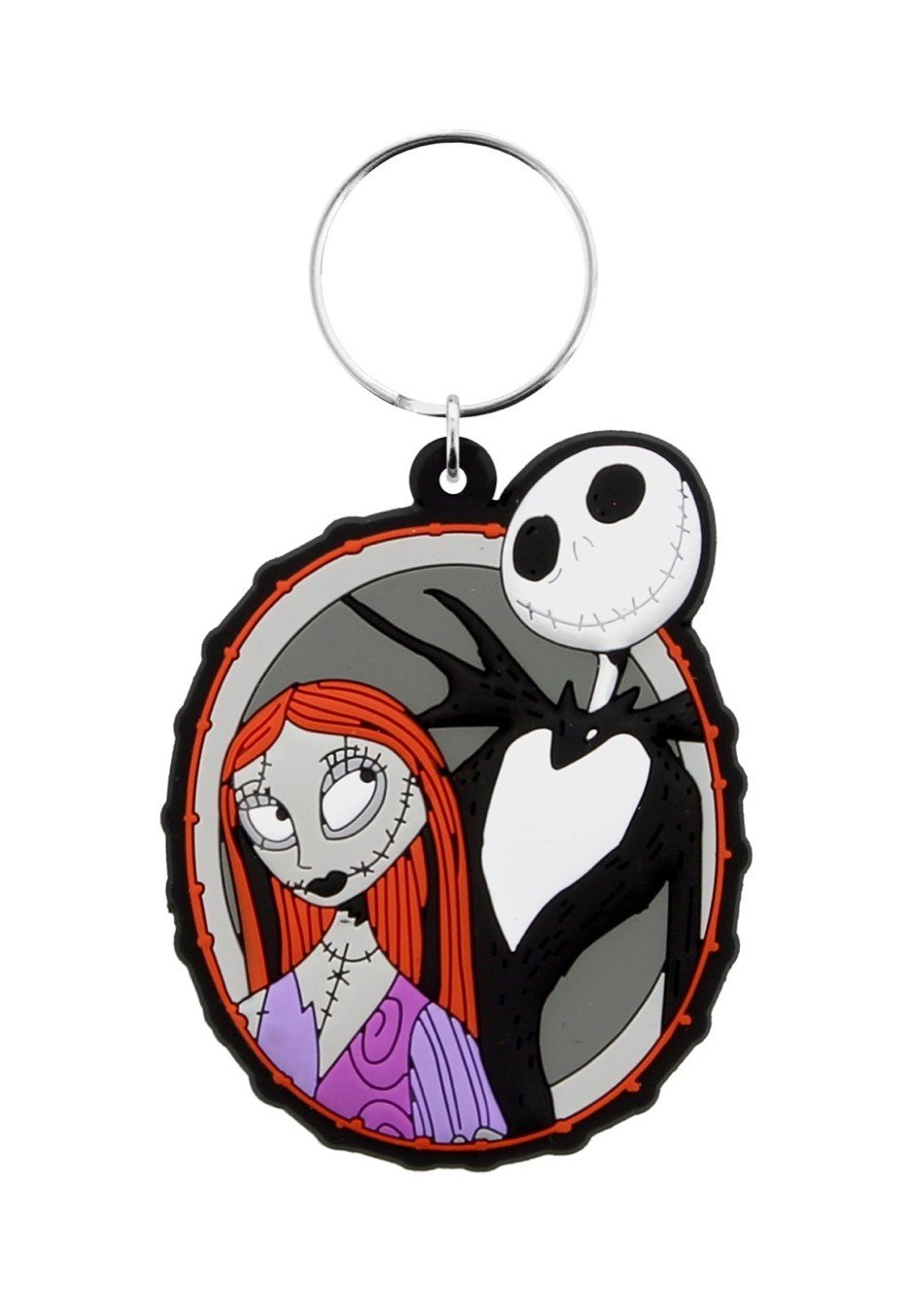 The Nightmare Before Christmas - Jack & Sally Rubber - Keychain | Neutral-Image