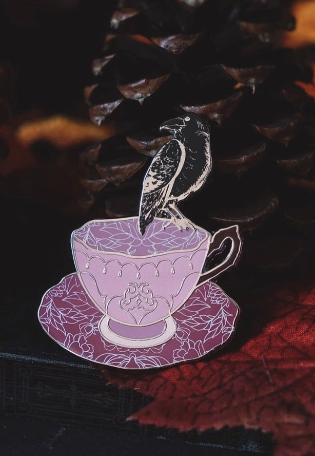 Lively Ghosts - Nevermore Rose Tea (Blush Pink) - Pin | Neutral-Image