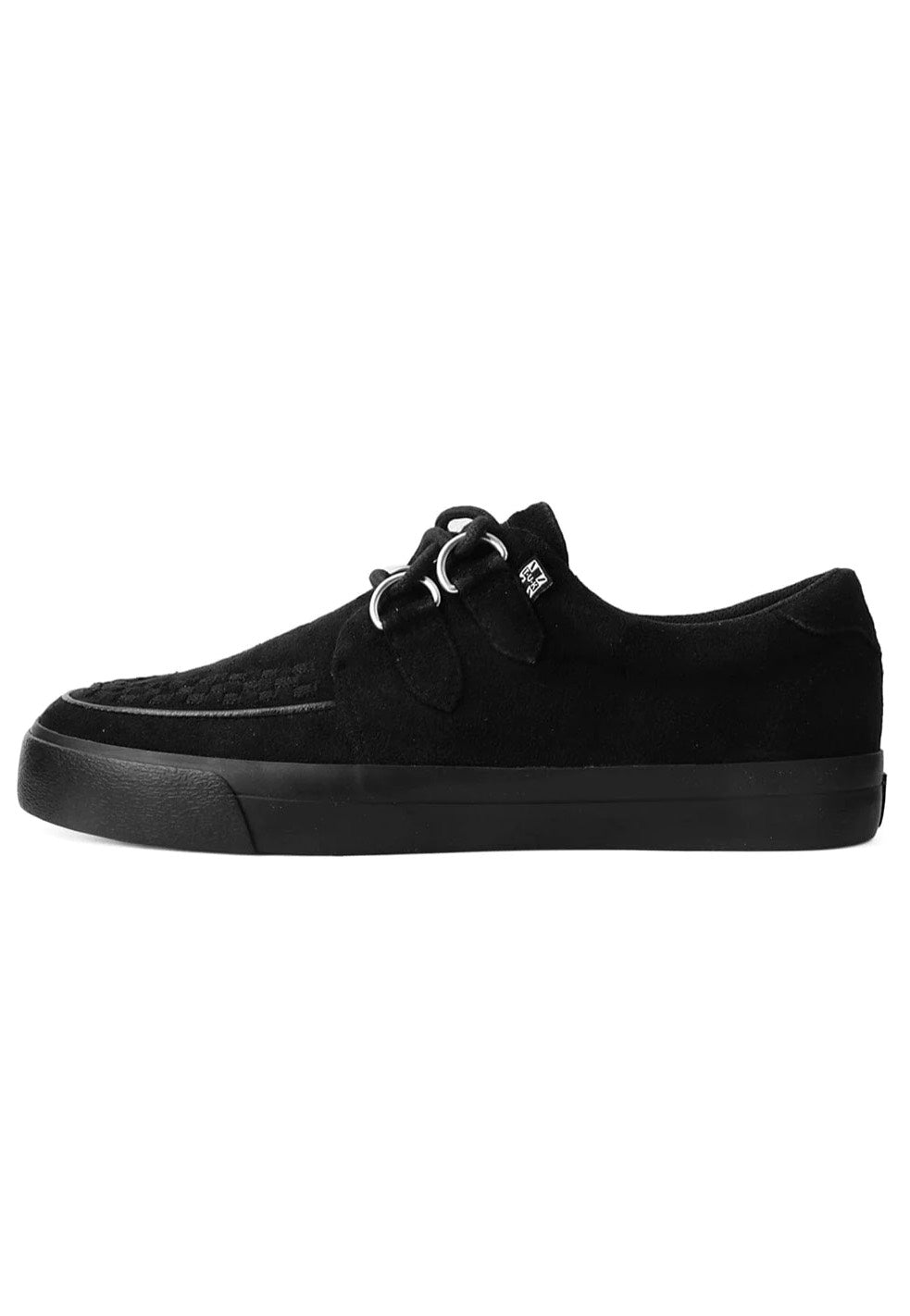 T.U.K. - Creeper Sneaker Black Faux Suede - Shoes | Men-Image