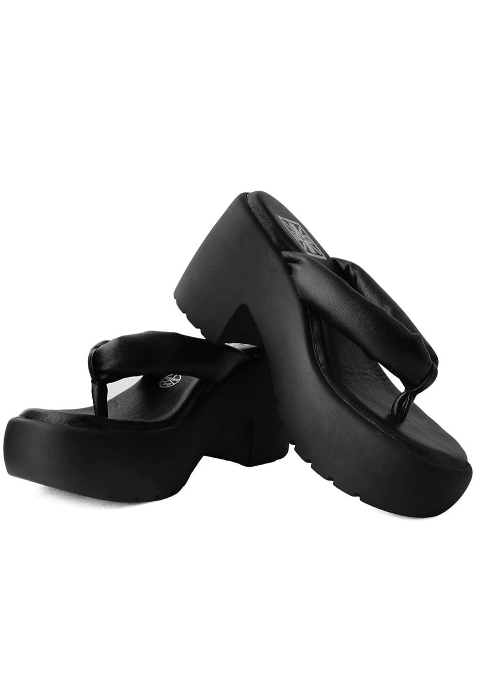 T.U.K. - A Heel Thong Black - Girl Sandals | Women-Image