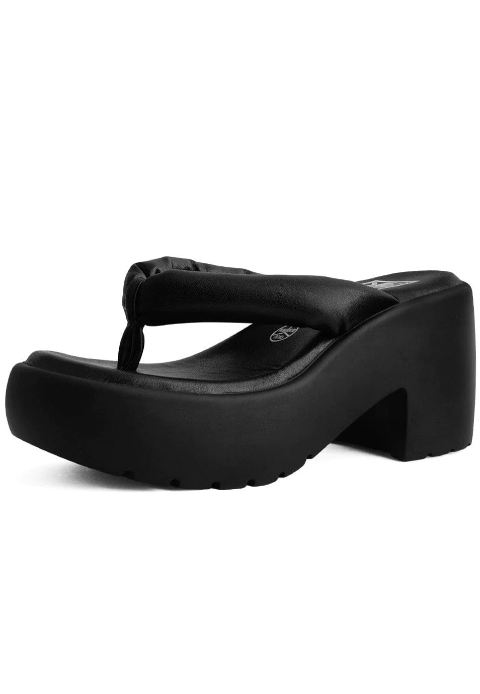 T.U.K. - A Heel Thong Black - Girl Sandals | Women-Image