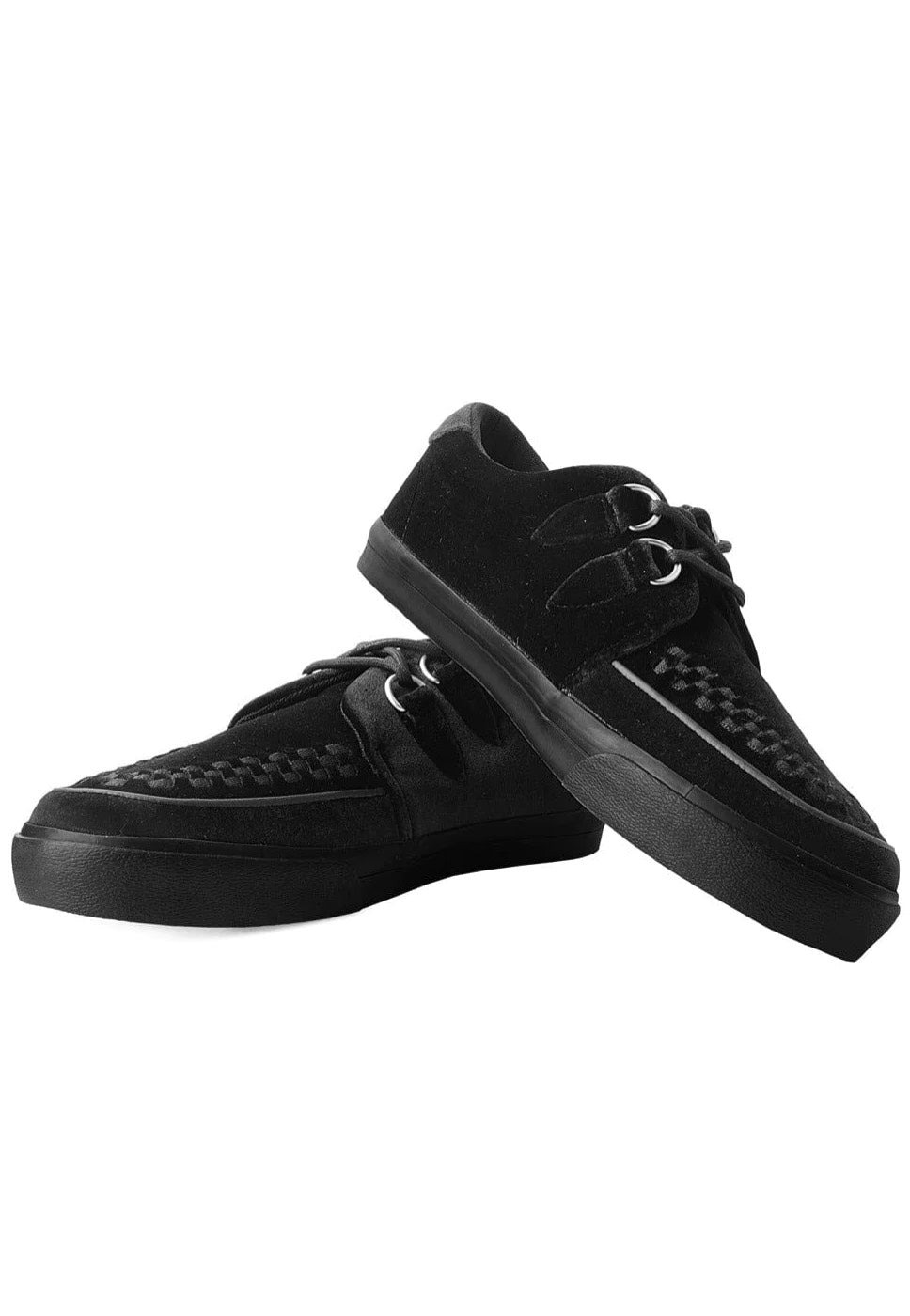 T.U.K. - VLK Sneaker 2 Ring Basic Black Canvas - Girl Shoes | Women-Image