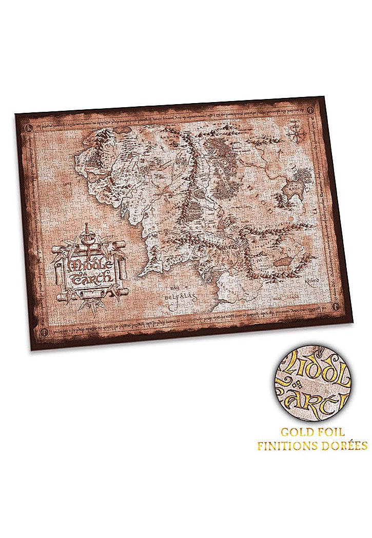 The Lord Of The Rings - Middle Earth 1000 Pieces - Jigsaw Puzzle | Neutral-Image