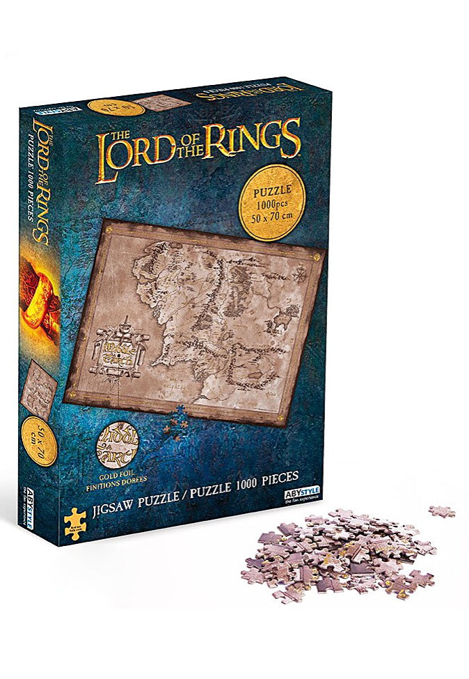 The Lord Of The Rings - Middle Earth 1000 Pieces - Jigsaw Puzzle | Neutral-Image