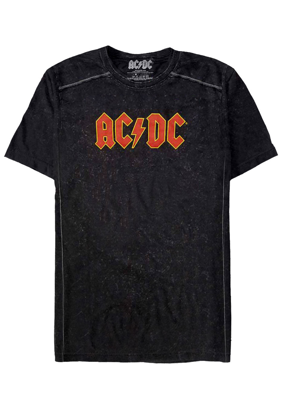 AC/DC - Logo Snow Wash - T-Shirt | Neutral-Image