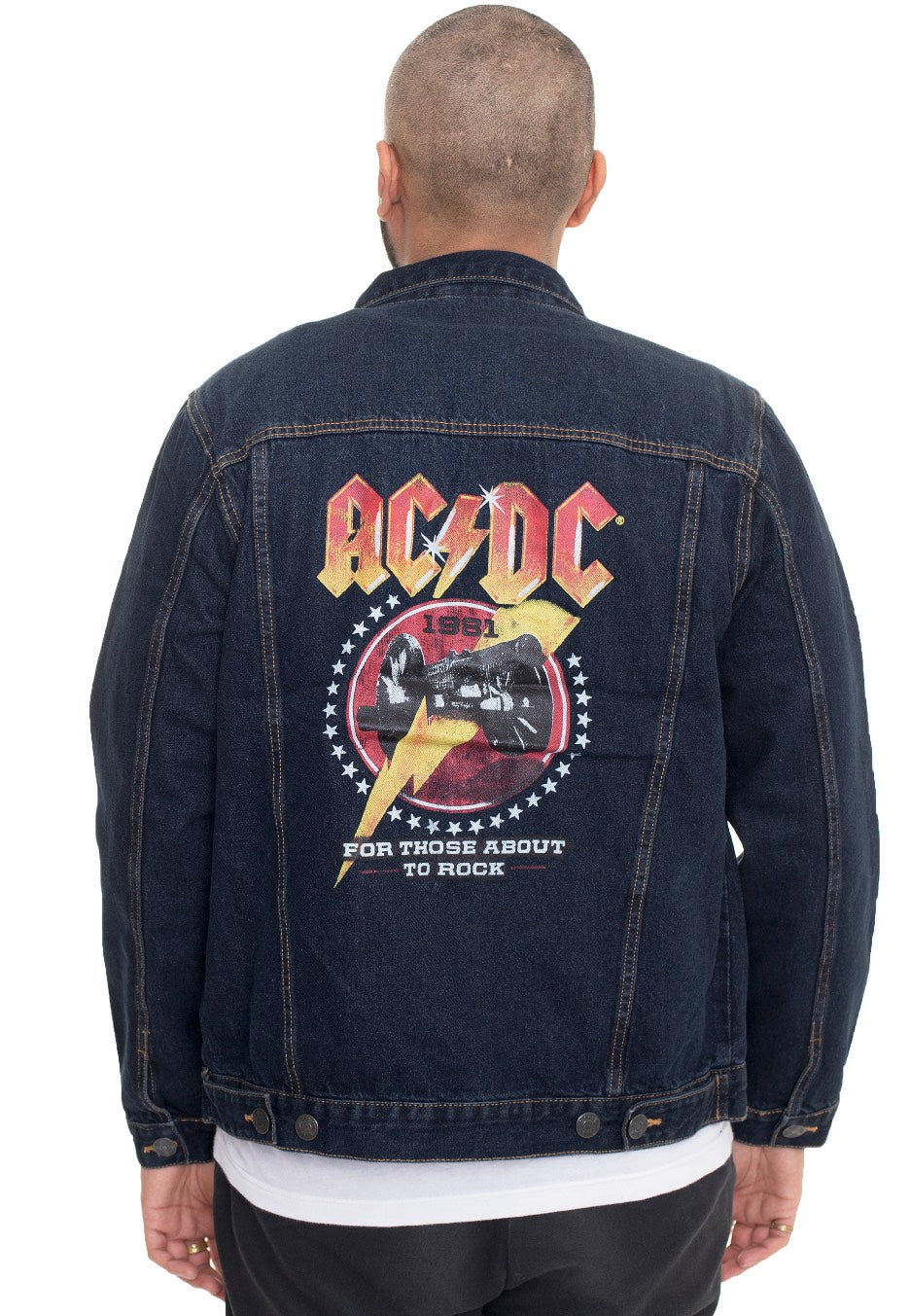 AC/DC - About To Rock - Jeans Jacket | Men-Image