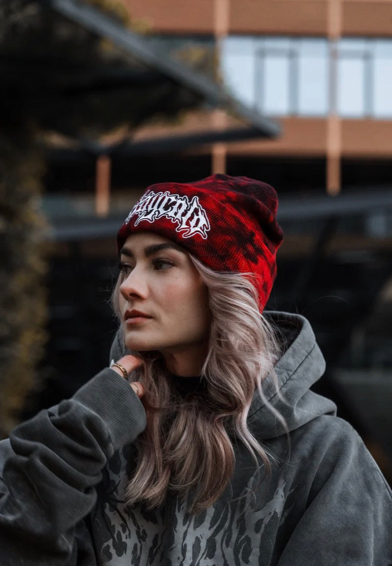 Stay Cold Apparel - Acid Rain Red - Beanie | Neutral-Image