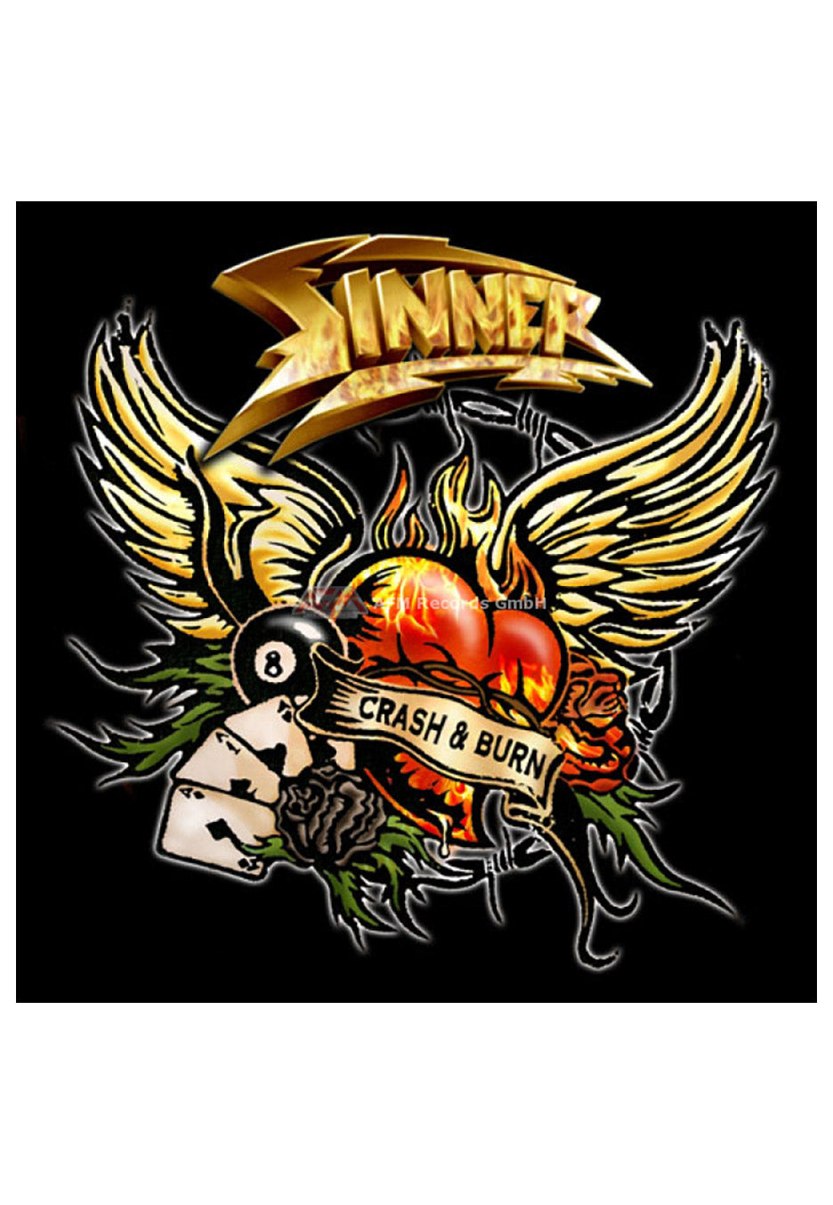 Sinner - Crash & Burn - CD | Neutral-Image