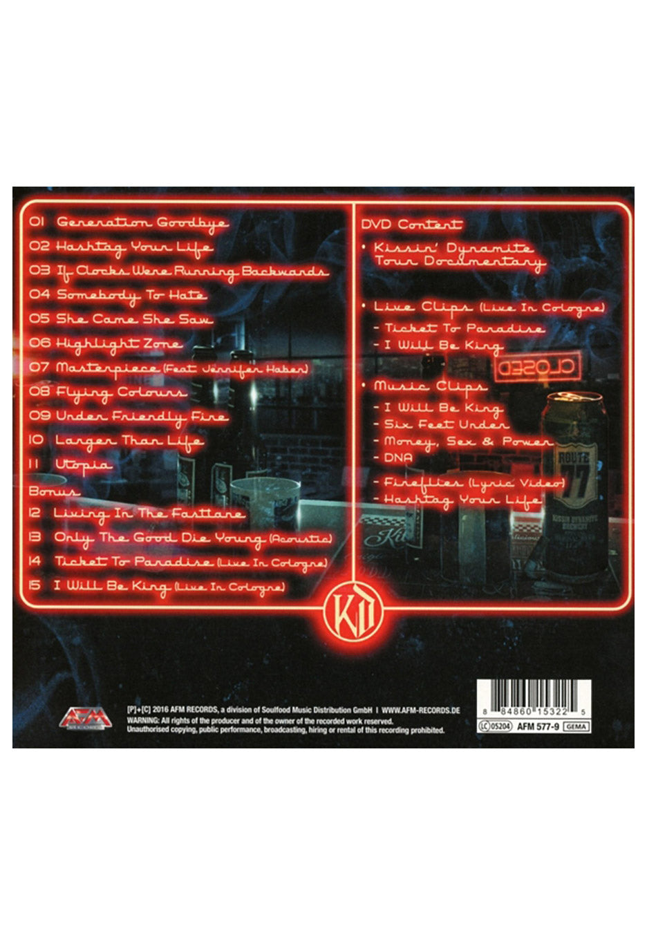 Kissin' Dynamite - Generation Goodbye Ltd. - Digipak CD + DVD | Neutral-Image