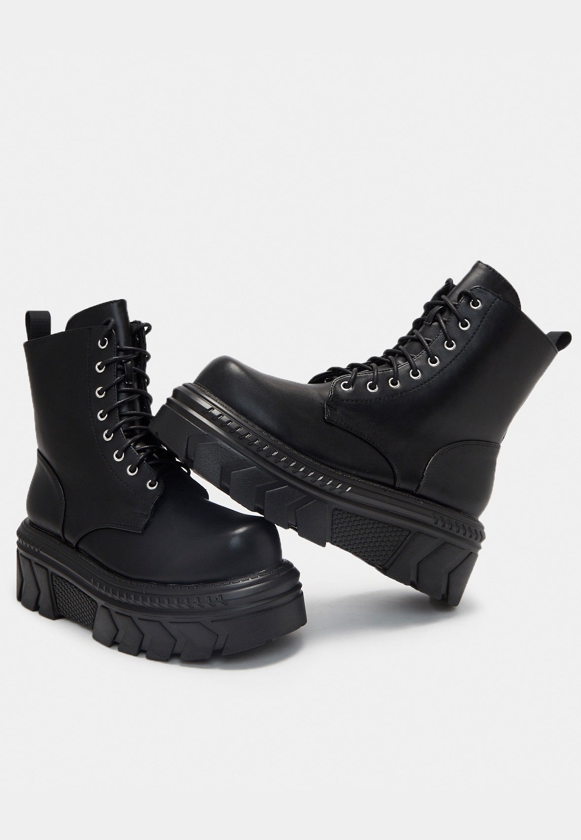 Koi Footwear - Talwar Chunky Stomper Black - Girl Shoes | Women-Image