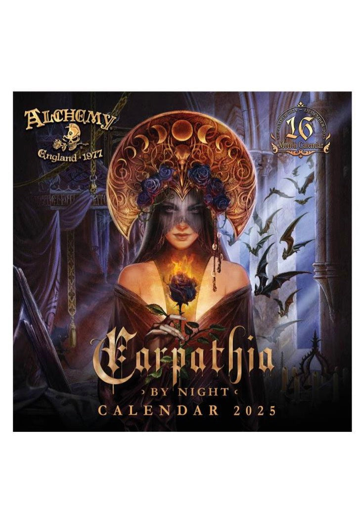 Alchemy England - Gothic 'Carpathia By Night' 2025 - Calendar | Neutral-Image