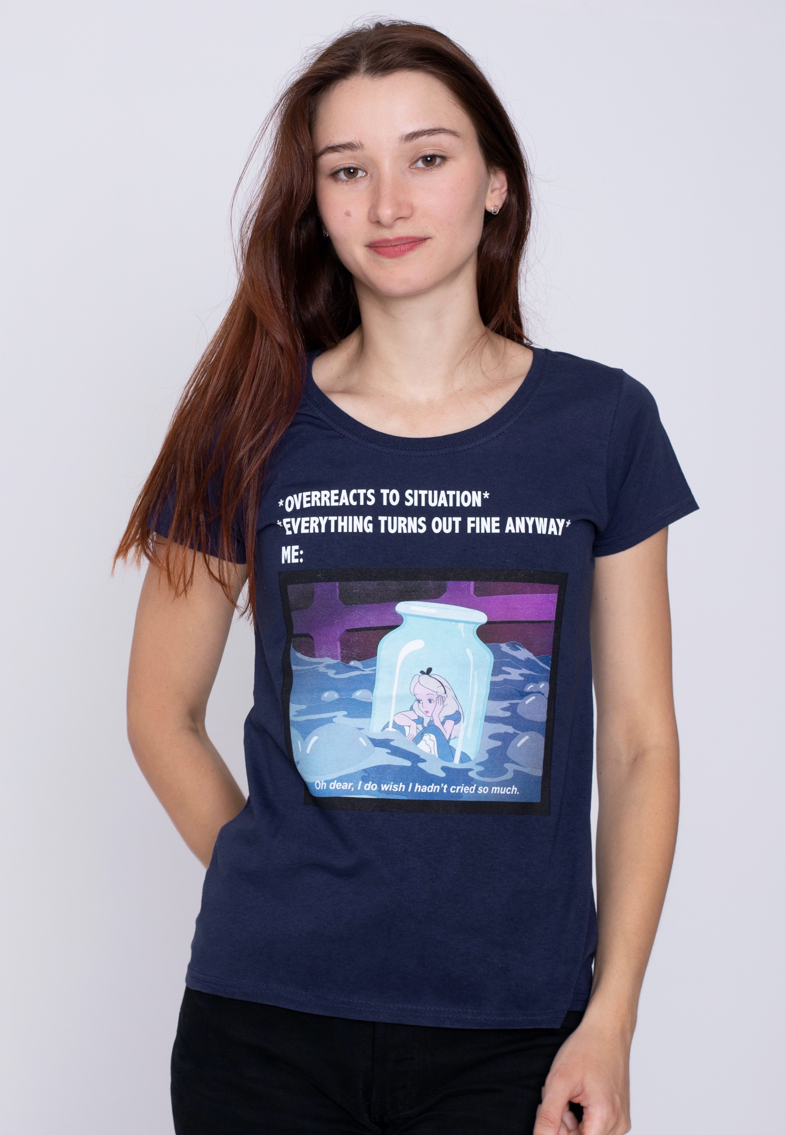 Alice In Wonderland - Women's Anxiety Navy - Girly | Women-Image