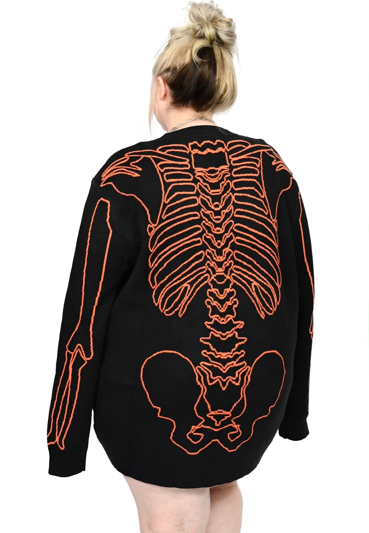 Foxblood - All Bones Skeleton Black/Orange - Dress | Women-Image