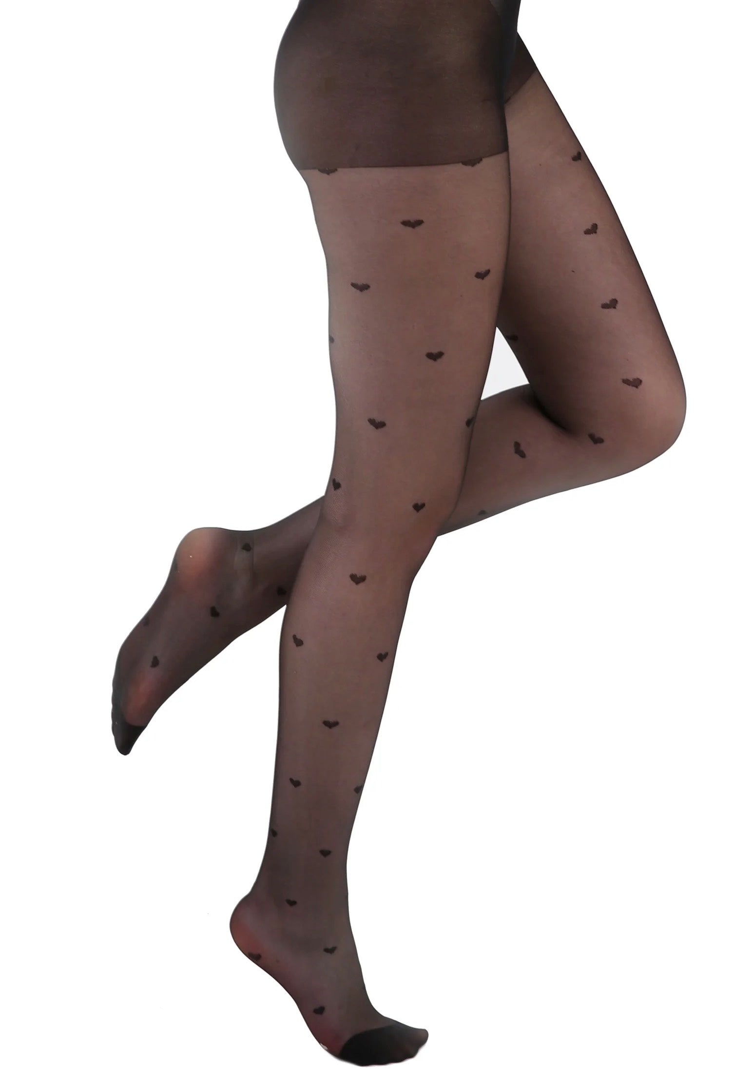 Pamela Mann - All Over Heart Sheer - Tights | Women-Image