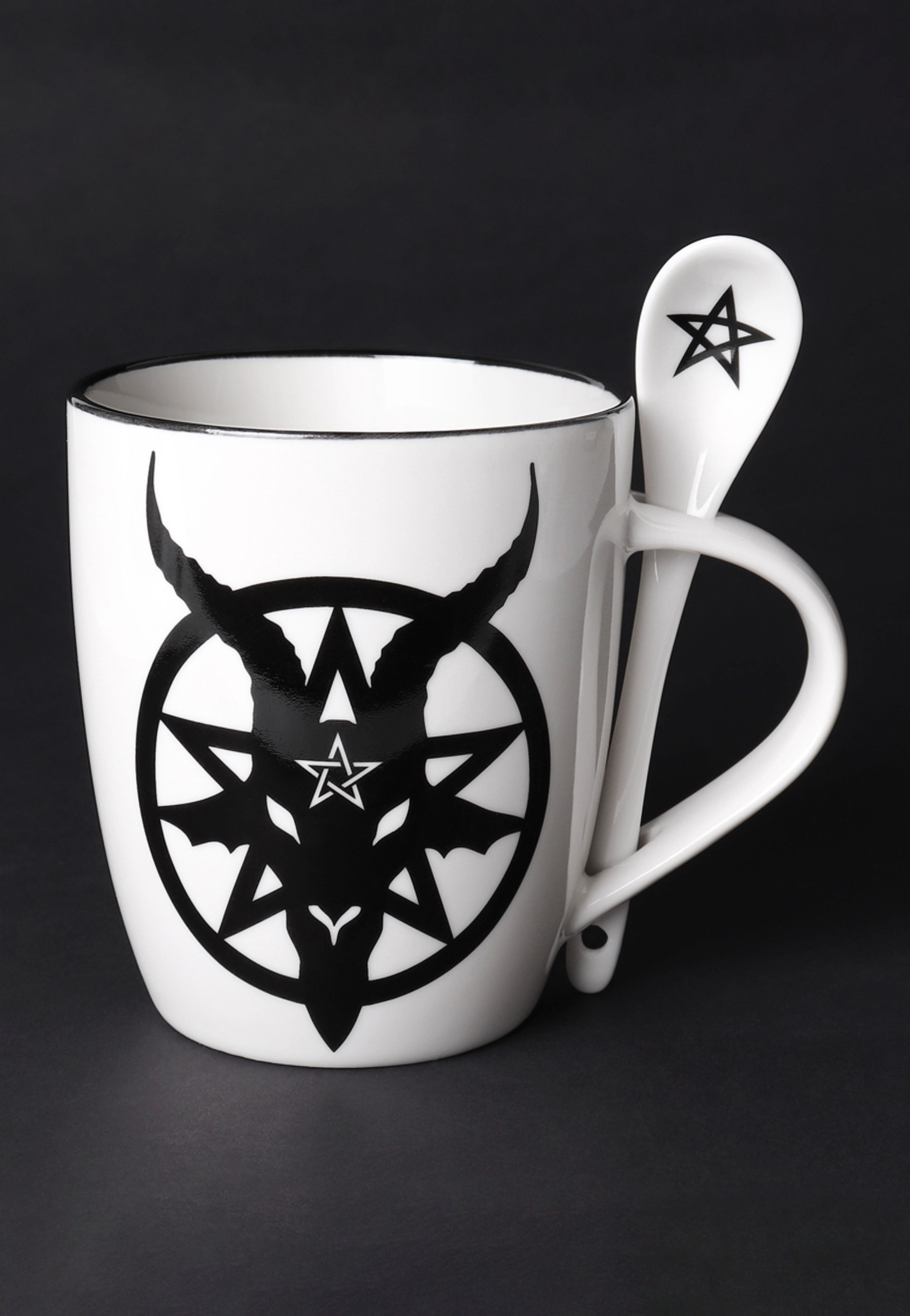 Alchemy England - Baphomet White/Black - Mug | Neutral-Image