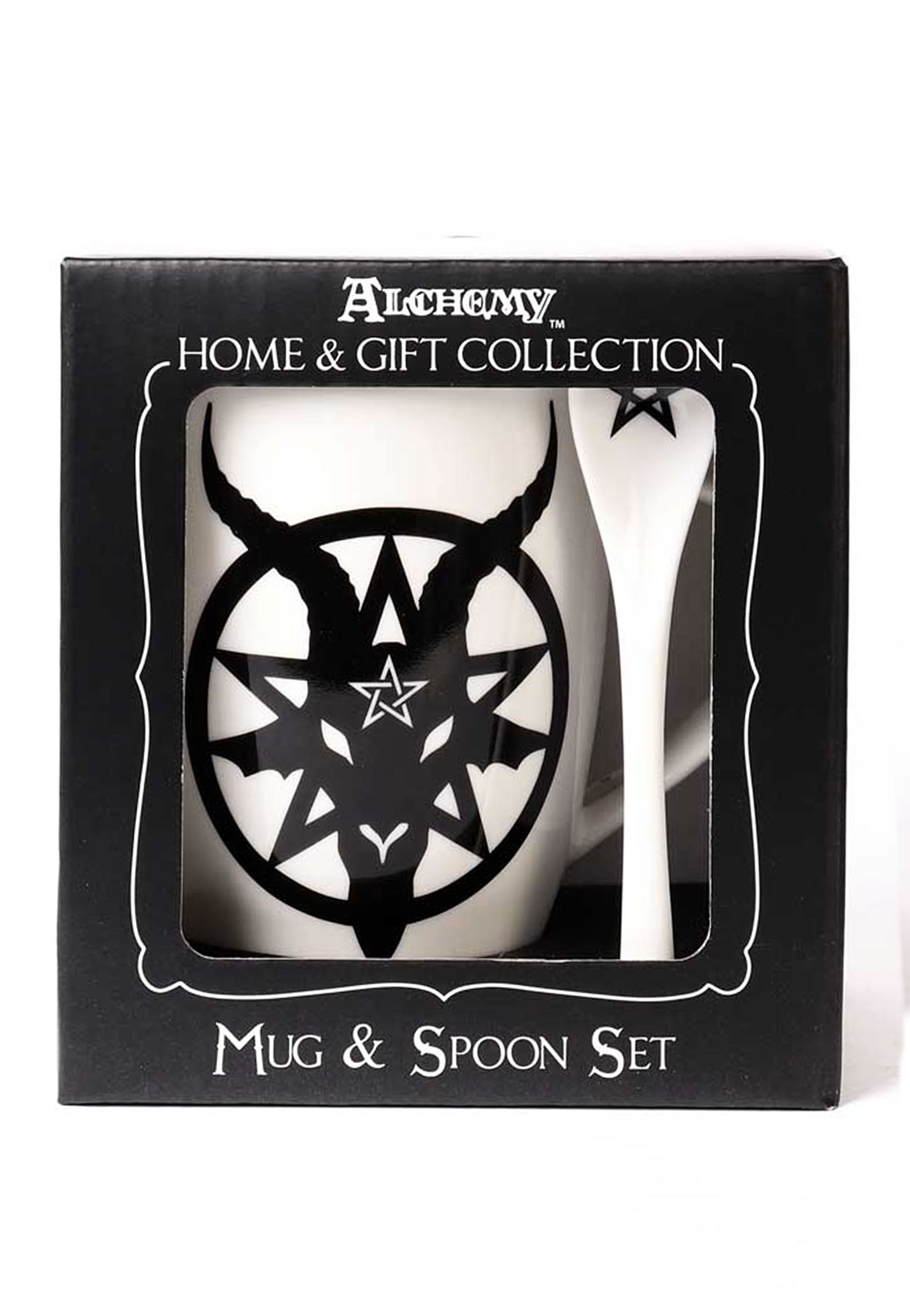 Alchemy England - Baphomet White/Black - Mug | Neutral-Image