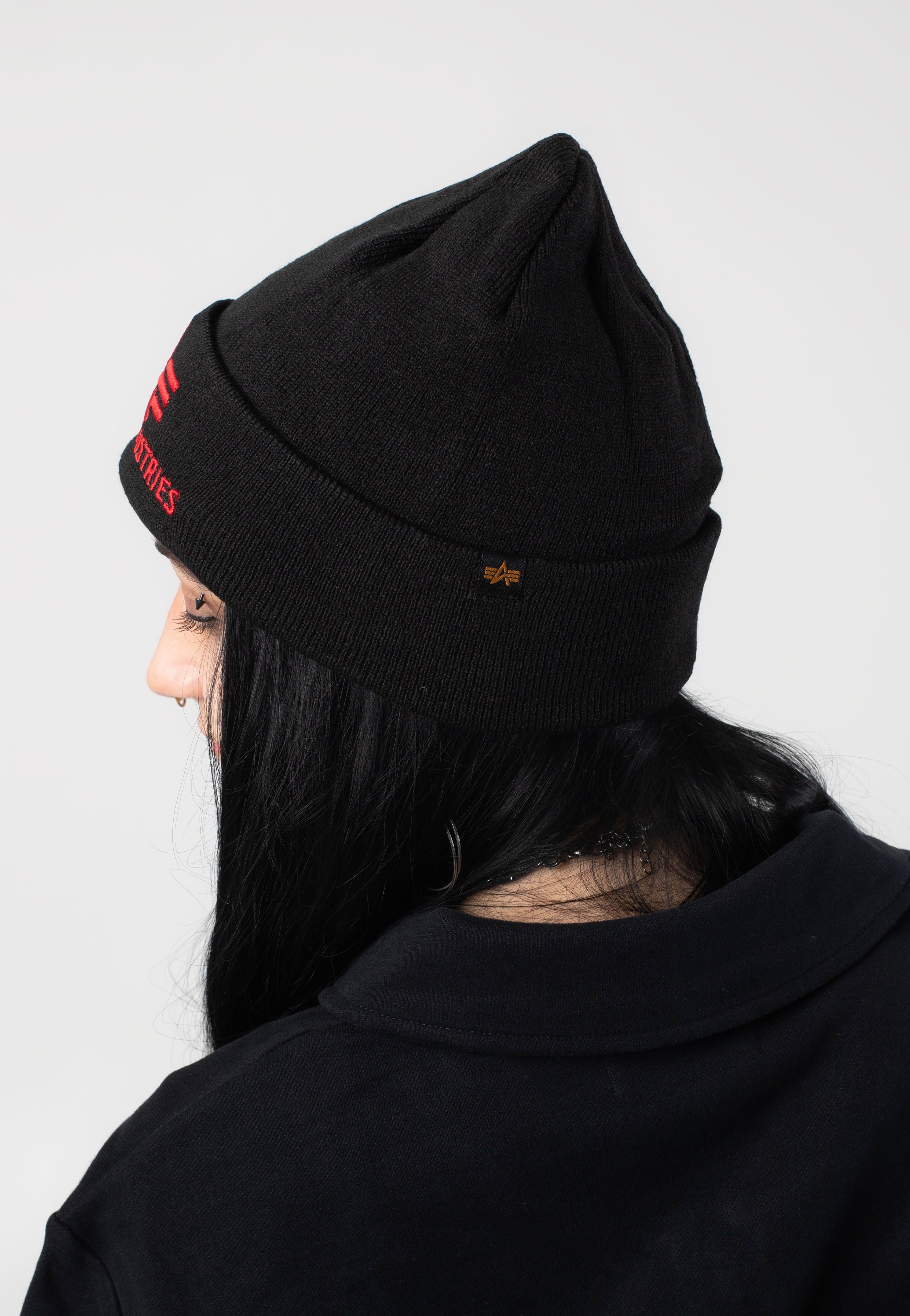 Alpha Industries - 3D Black - Beanie | Neutral-Image