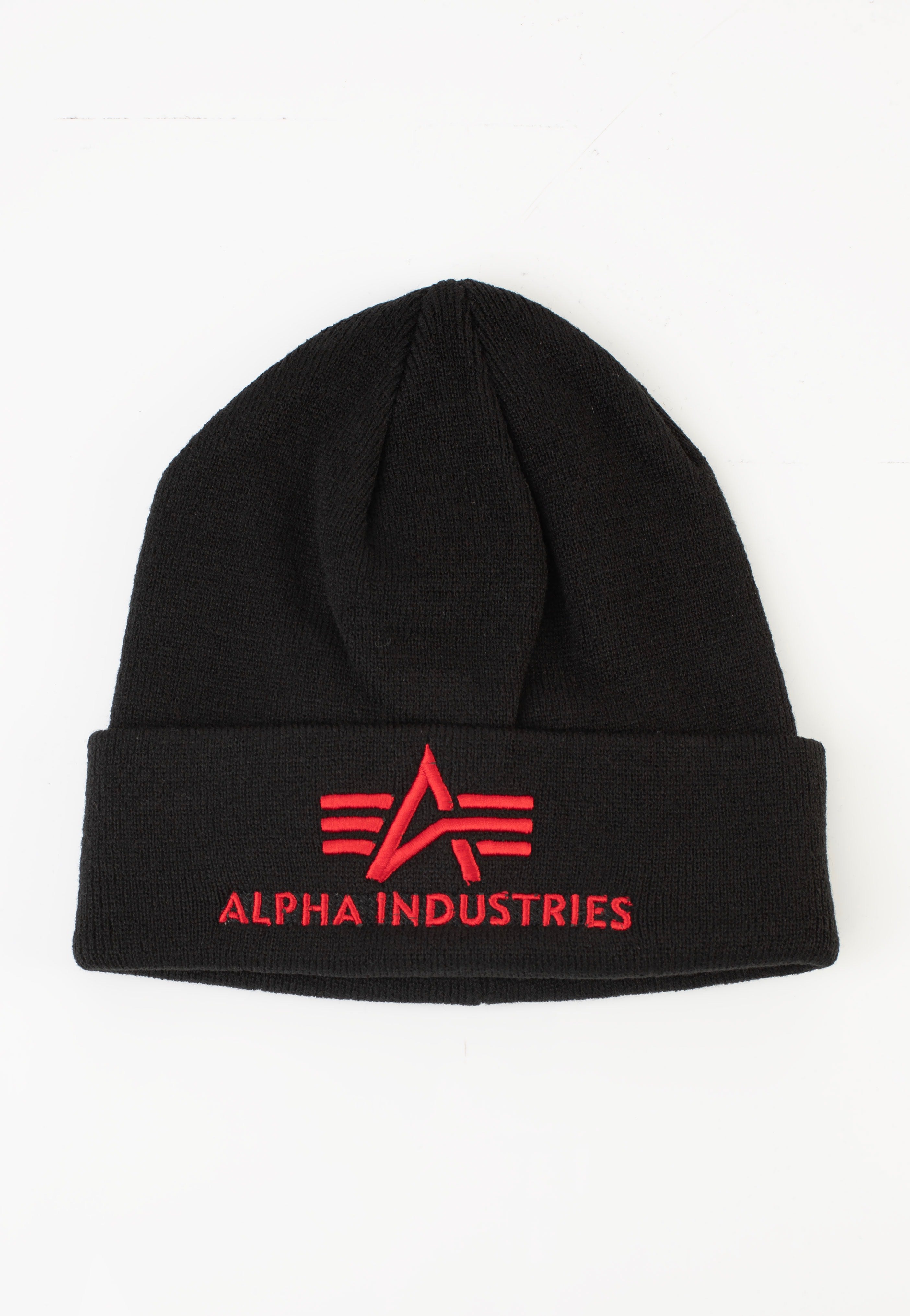 Alpha Industries - 3D Black - Beanie | Neutral-Image