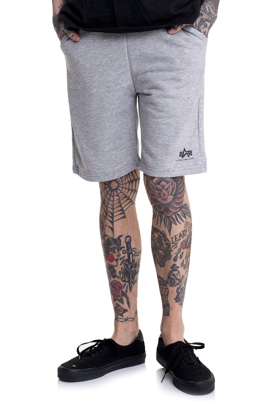 Alpha Industries - Basic Grey Heather - Shorts | Men-Image