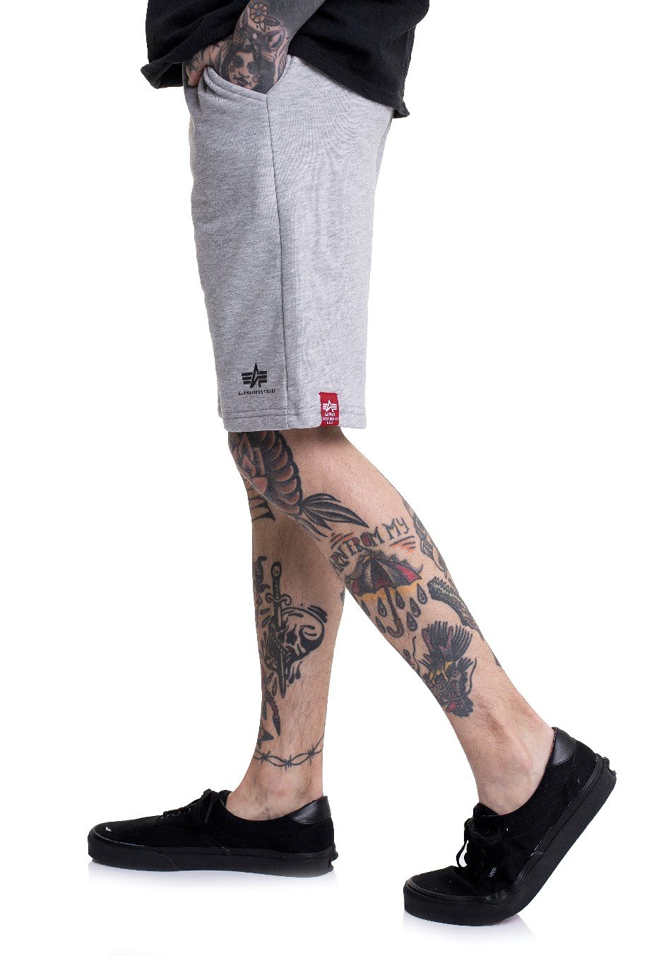 Alpha Industries - Basic Grey Heather - Shorts | Men-Image