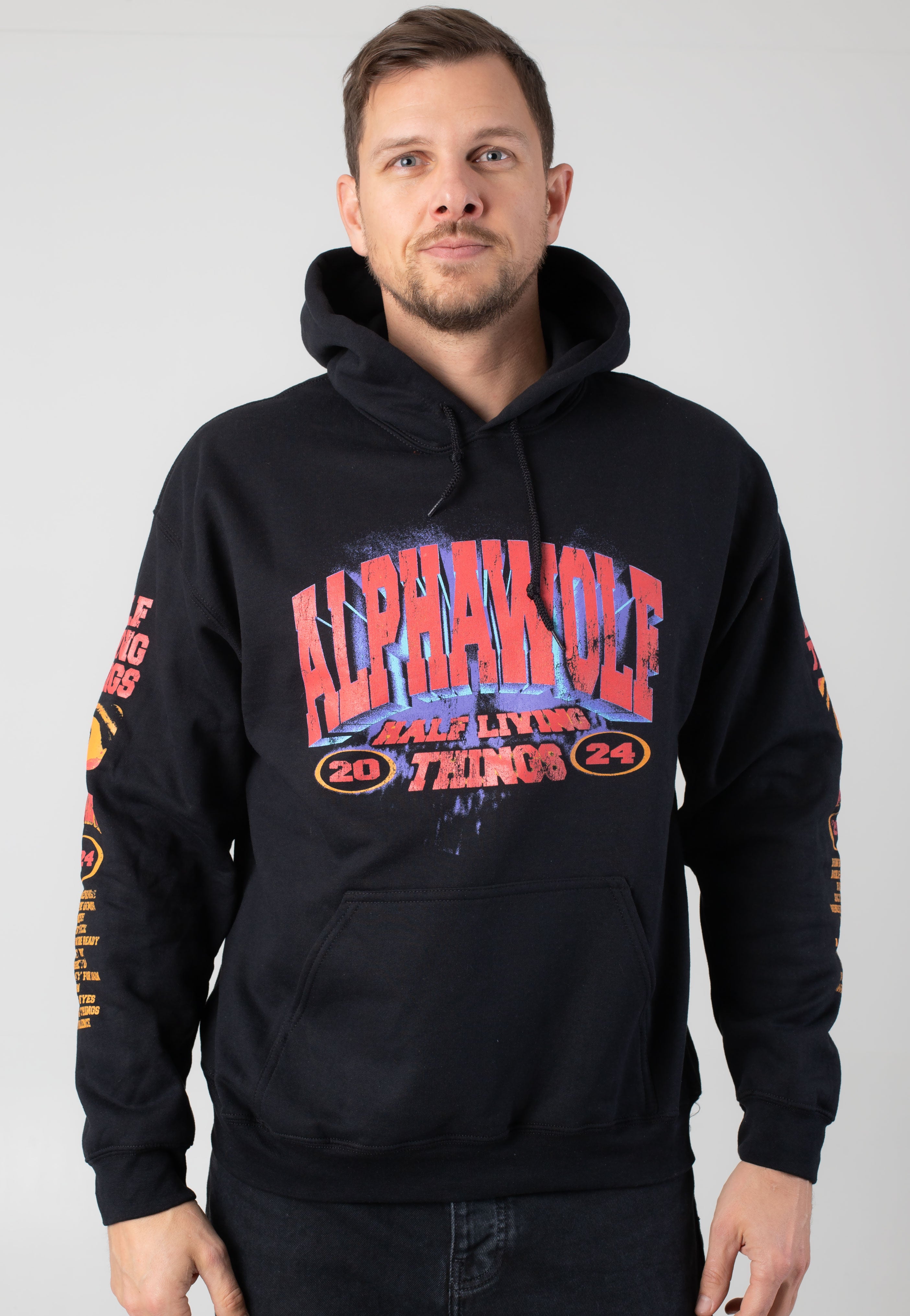 Alpha Wolf - Half Living Things - Hoodie | Men-Image