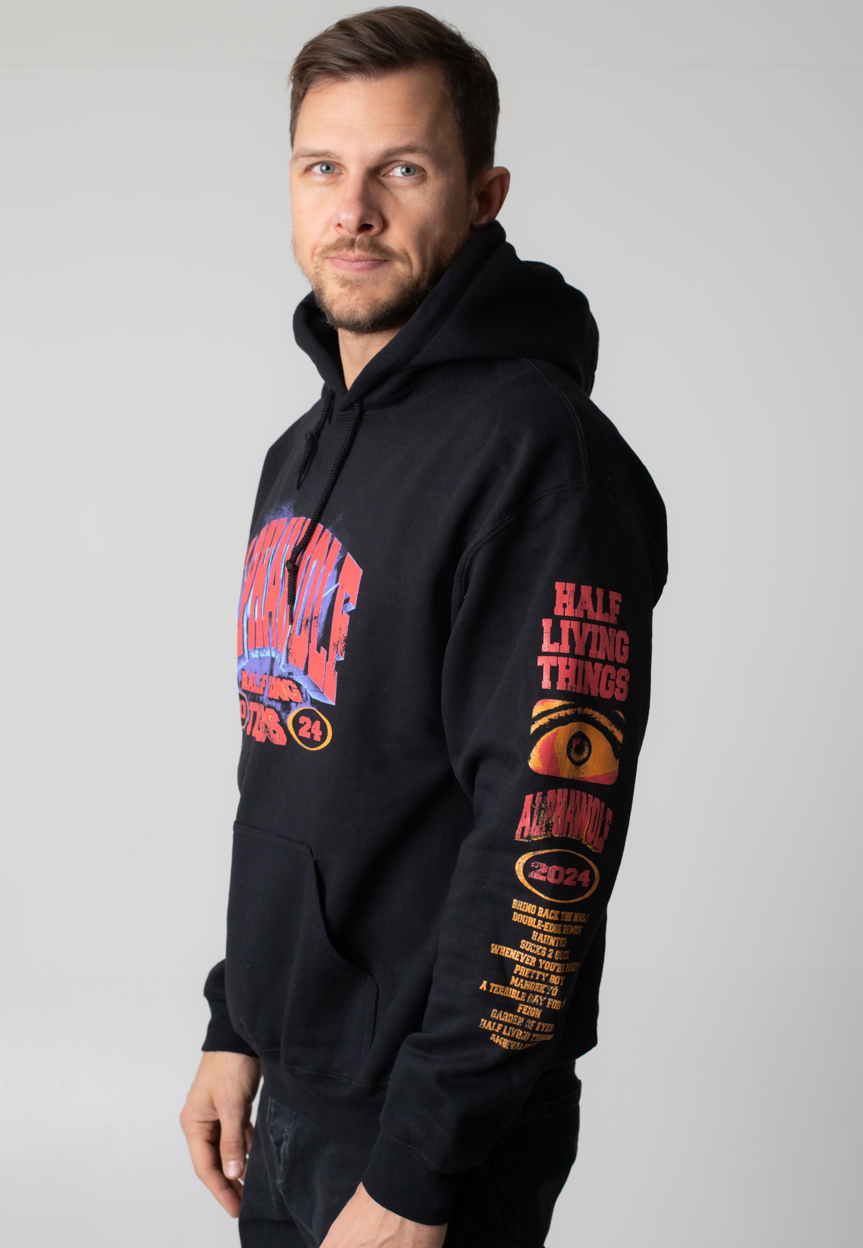 Alpha Wolf - Half Living Things - Hoodie | Men-Image