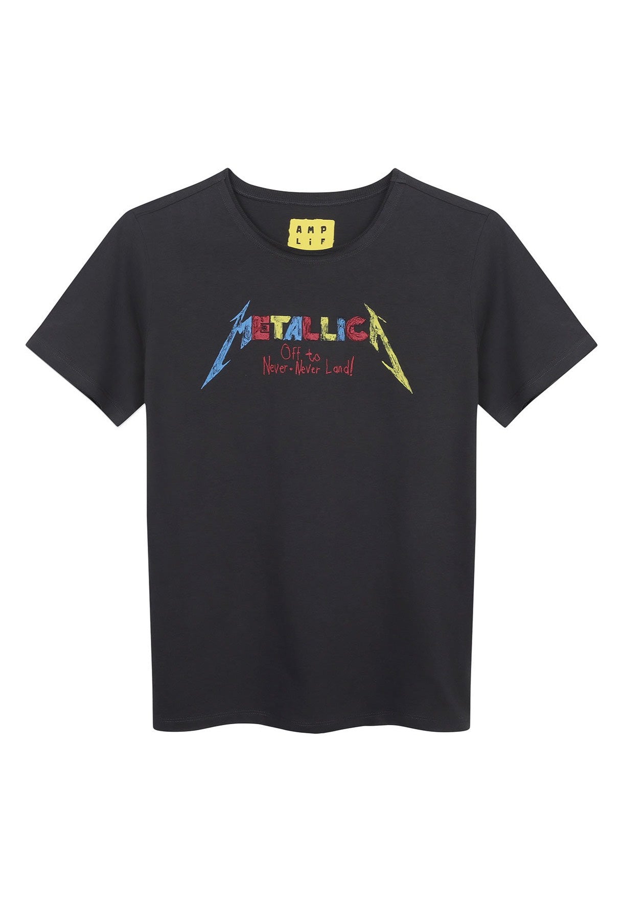 Metallica - Crayons Out Charcoal Kids - T-Shirt | Men-Image