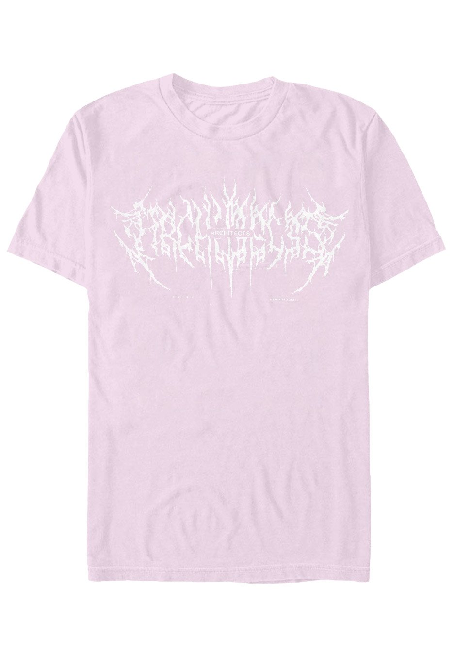 Architects - Gothic Logo Light Pink - T-Shirt | Neutral-Image