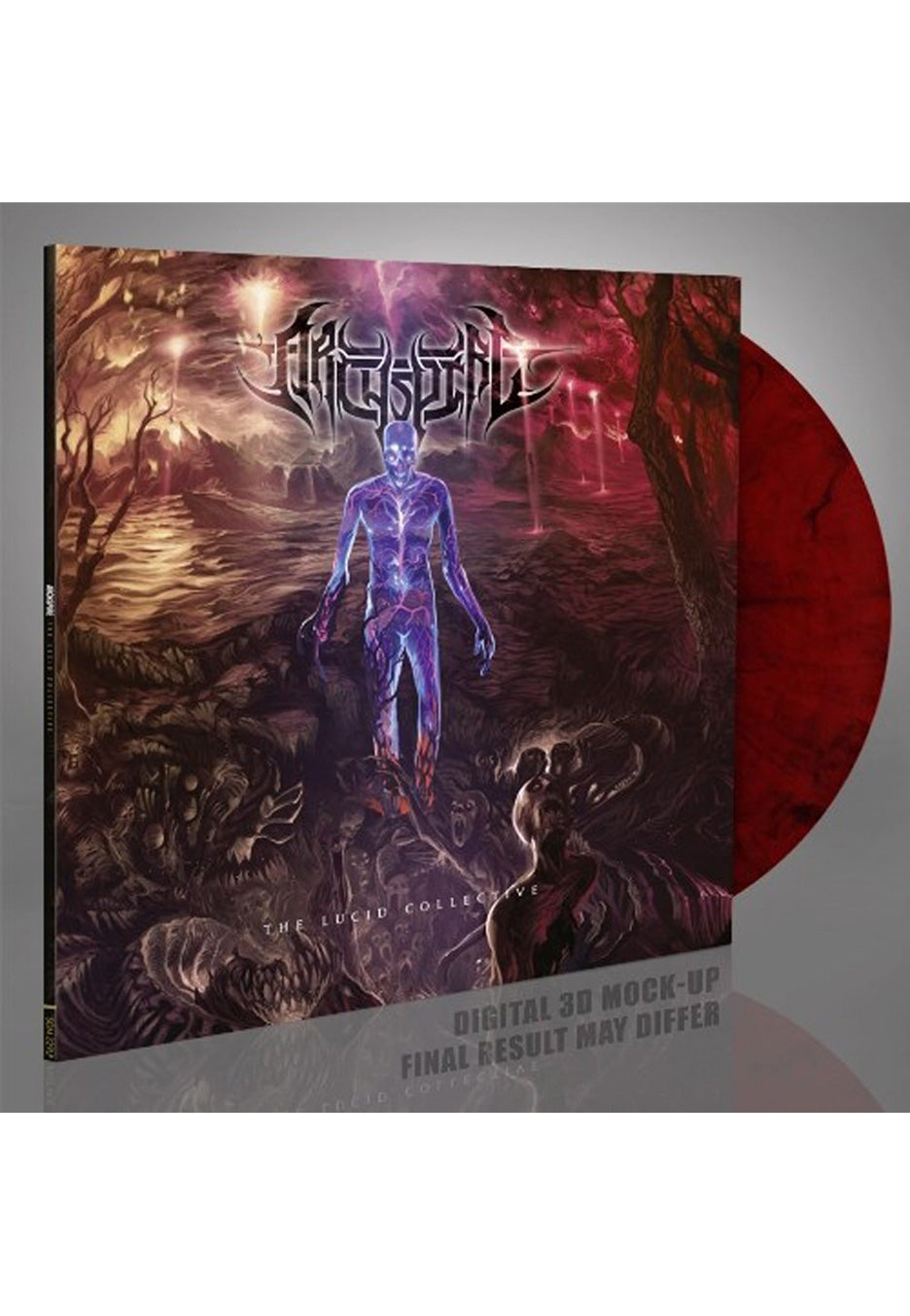 Archspire - The Lucid Collective Transparent Red And Black - Marbled Vinyl | Neutral-Image