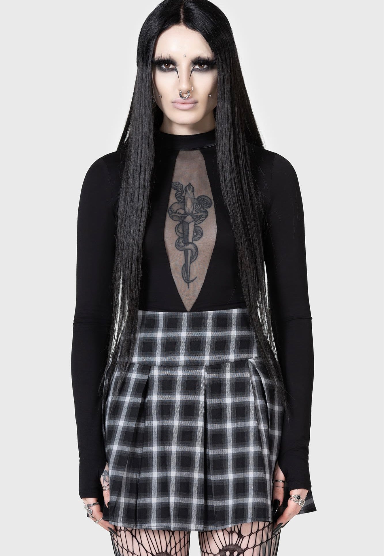 Killstar x Kihilist - Artem Black - Skirt | Women-Image