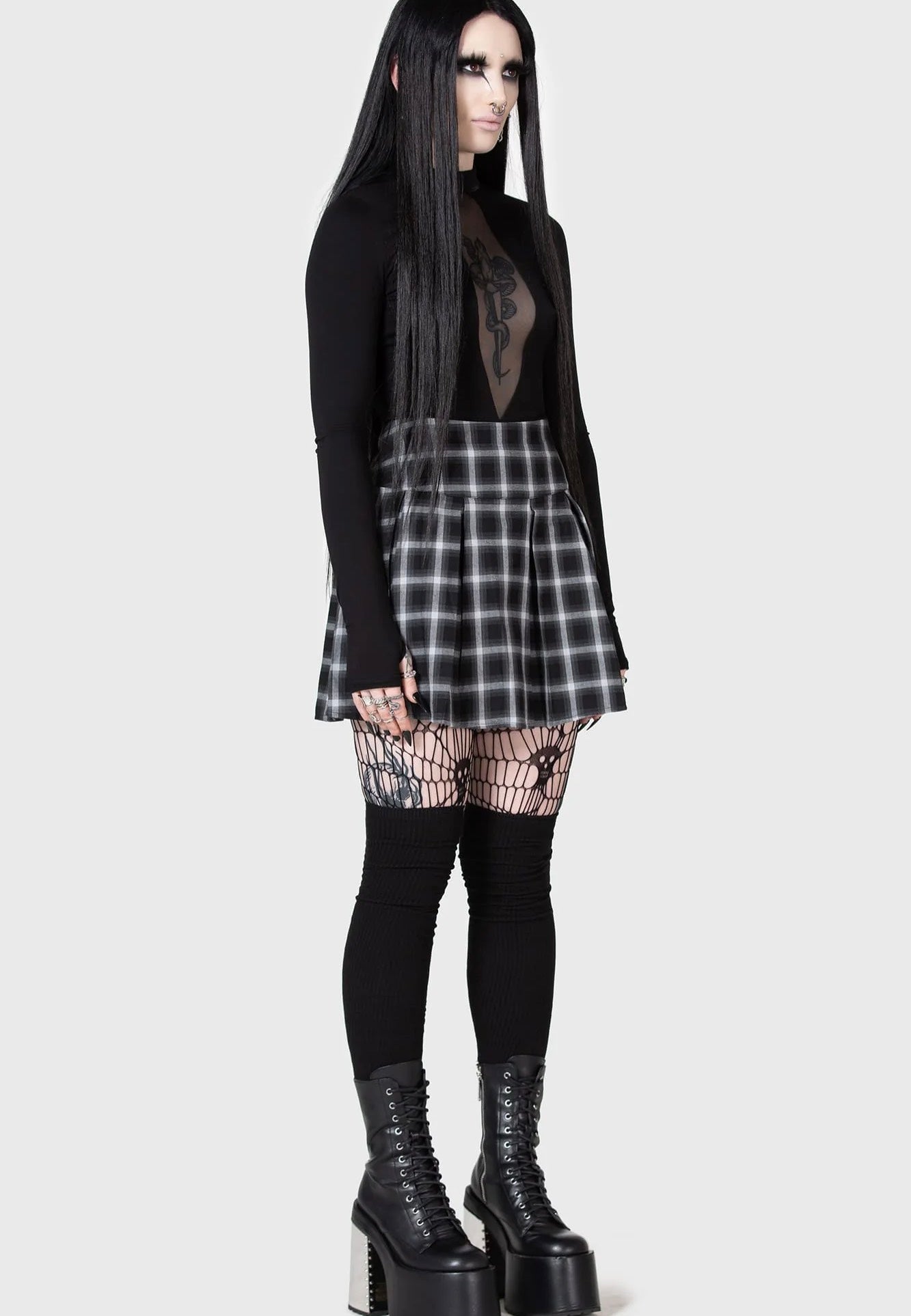 Killstar x Kihilist - Artem Black - Skirt | Women-Image