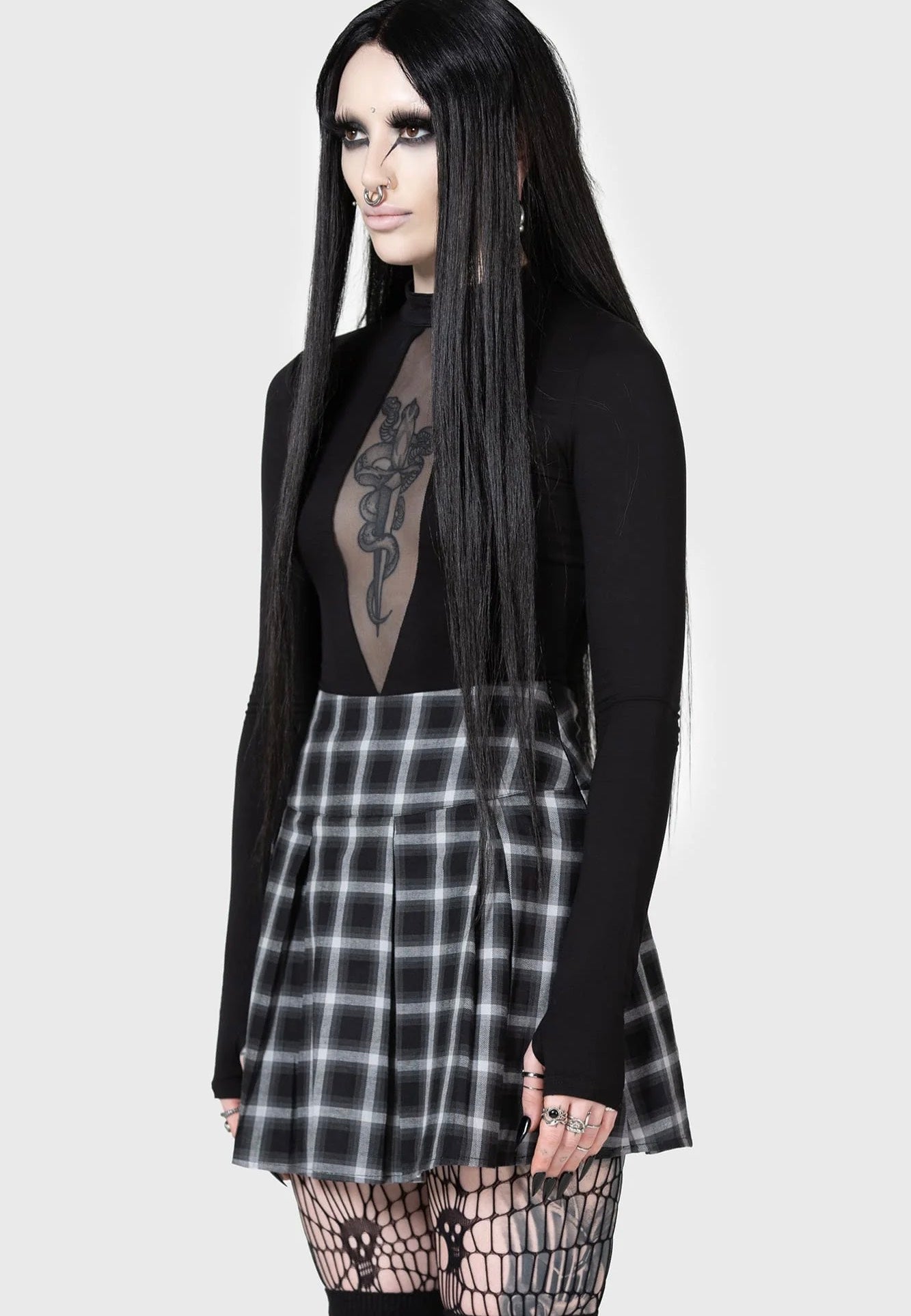 Killstar x Kihilist - Artem Black - Skirt | Women-Image