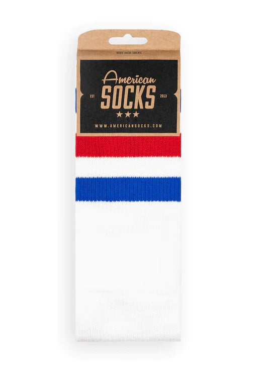 American Socks - American Pride White Knee High - Socks | Neutral-Image